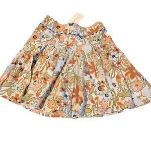 NWT cleobella NORA floral mini skirt